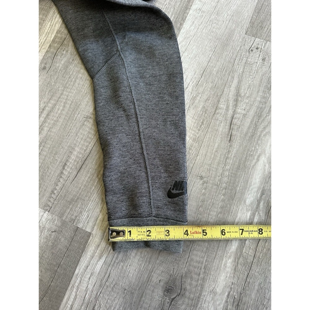 Nike Tech Fleece Funnel Neck Pullover Sweatshirt Gray Men's Medium Side Zip - Picture 12 of 15